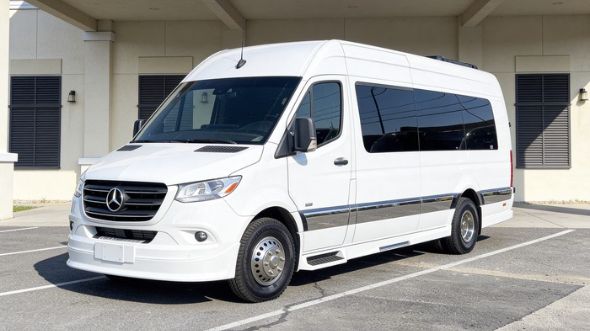 denton wedding sprinter van rental