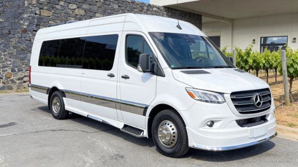 denton wine tour sprinter van rental