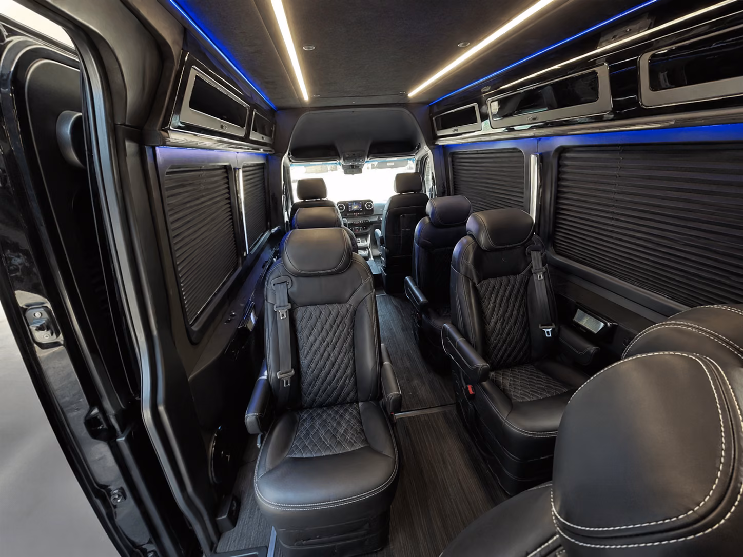 18 passenger sprinter van inside