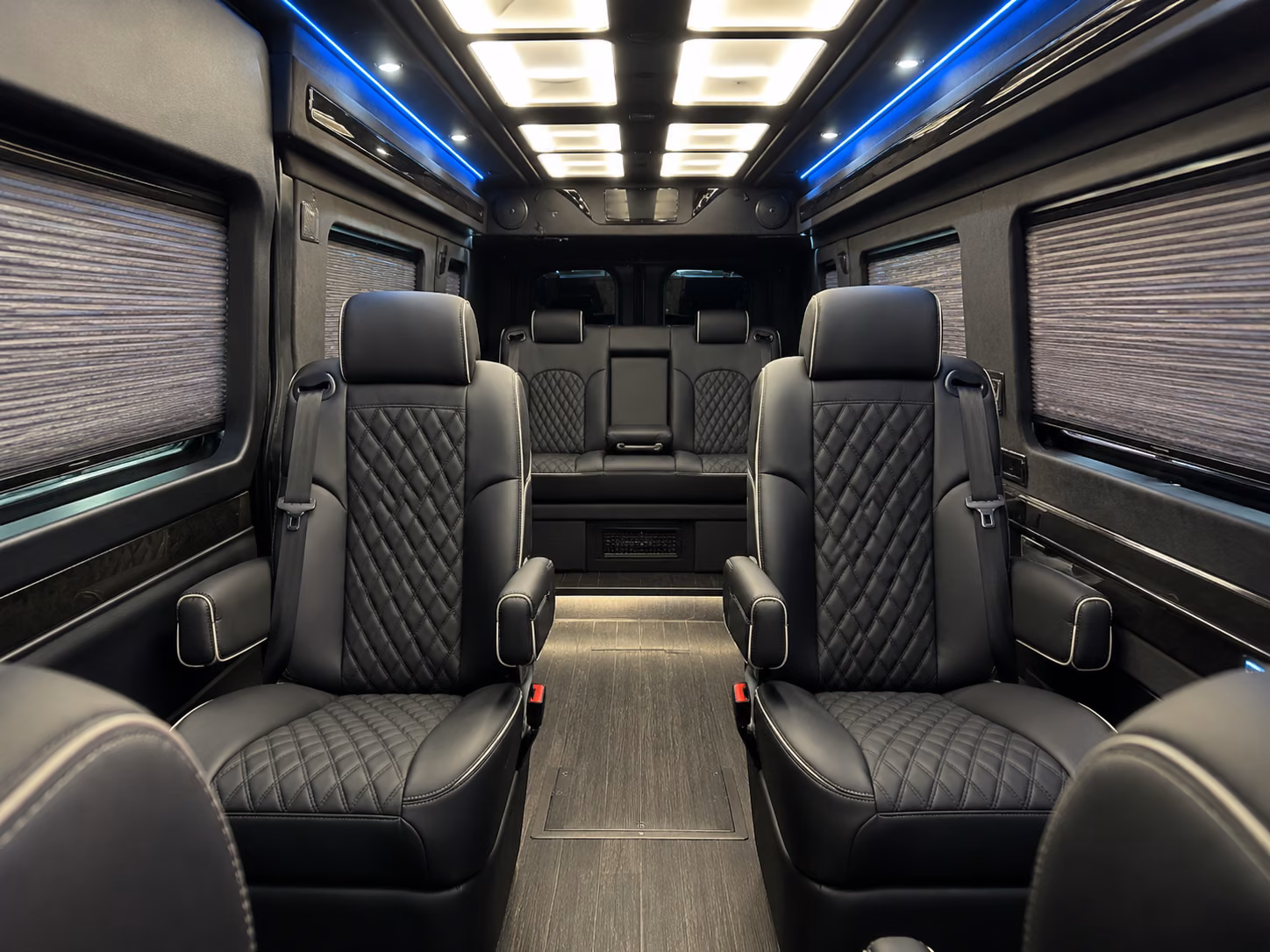 denton 10 passenger sprinter van interior