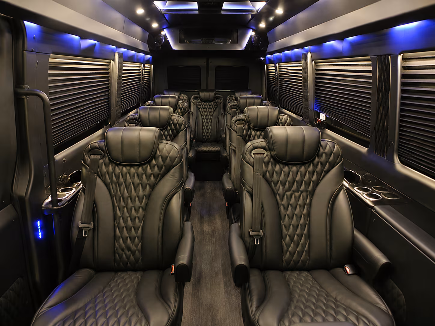 denton 15 passenger sprinter van interior