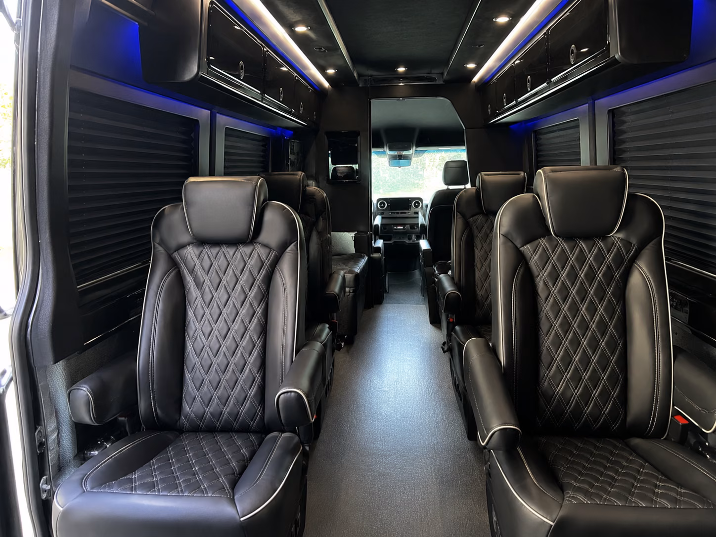 denton 20 passenger sprinter van inside