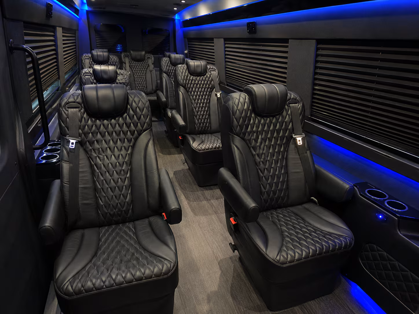 denton 8 passenger sprinter van interior