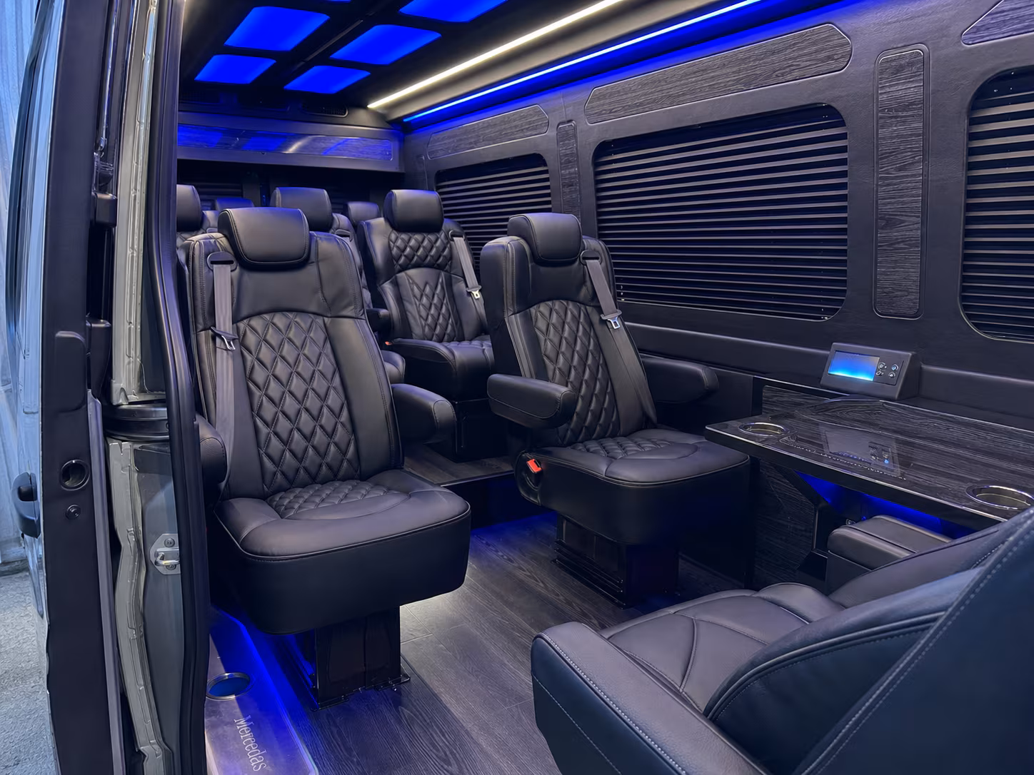 sprinter van transportation for groups and events across denton