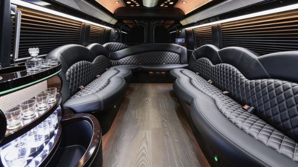 sprinter limousine inside denton
